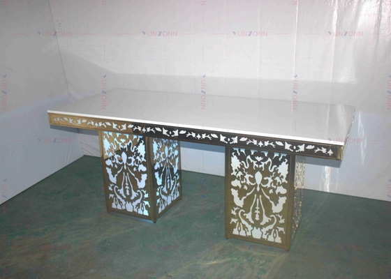 Stilistik Işıklı Bar Masası Bar Masa Sandalye Takımı 4000X1200X750mm