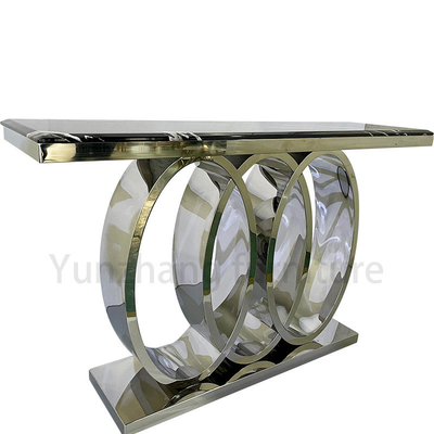 Endüstriyel 40cm Genişlik İçin 50-60kg Pürüzsüz Yuvarlak Çelik Şık Çay Masası