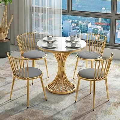 Metal tabanlı şık çay masası, stil ve işlevlerin mükemmel bir kombinasyonu.