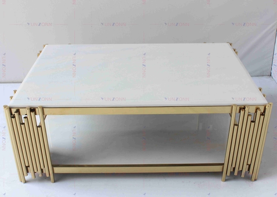 Golden Metal Yan Çay Sehpası D60xH50cm 201 Paslanmaz çelik