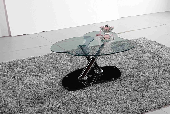 Oturma Odası Süslemeleri için Oval Üst Döndürülmüş Katlanmış Yan Sehpa OEM