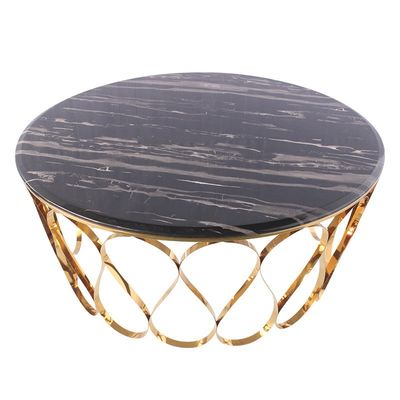 İyi bir fiyat. Mermer Yüzey Malzemesi Orta Boy Paslanmaz Çelik Orta Sehpa 40-50cm çevrimiçi