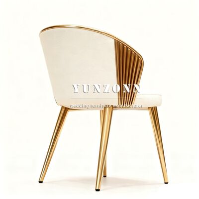 İyi fiyat Fabrika Toptan Lüks Düğün Davet Dayanıklı Paslanmaz Çelik Metal Sandalyeler Etkinlikler İçin çevrimiçi