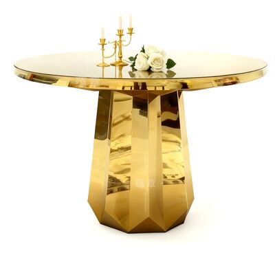 İyi fiyat Elmas Şekilli Paslanmaz Çelik Elektrokaplama Düğün Pasta Masaları Etkinlikler Özel Günler Mobilya çevrimiçi