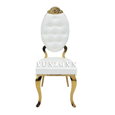 İyi fiyat Amerikalı Popüler Toptan Alışveriş Modern Metal Hotel Banket Partisi Düğün için Paslanmaz Çelik Sandalye çevrimiçi