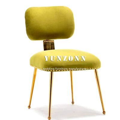 İyi fiyat Zarif T Şekilli Sırt Harper Zeytin Rengi Yemek Sandalyesi Lüks Düğün Etkinlik Sandalyeleri çevrimiçi
