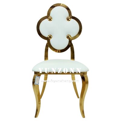 İyi fiyat Modern Altın Yemek Sandalyesi Yüksek Kaliteli Deri ve Kumaş Yemek Odası veya Otel için Banket Sandalyesi Dışarıda Salon Kullanımı çevrimiçi