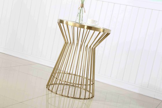 İyi bir fiyat. Olay Dekorasyon için Lüks Altın Paslanmaz Çelik Düğün Aynası Kek Masası çevrimiçi