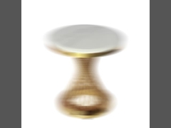 6-8 Kişilik Çelik Boru Tabanlı Zengin Yuvarlak Yemek Masası