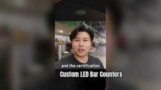 Özel LED Bar Sayaçları Gül Tasarımı